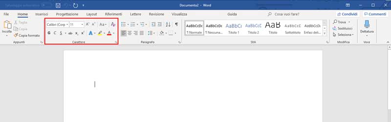 font microsoft word