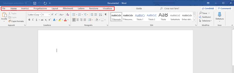 tab microsoft word