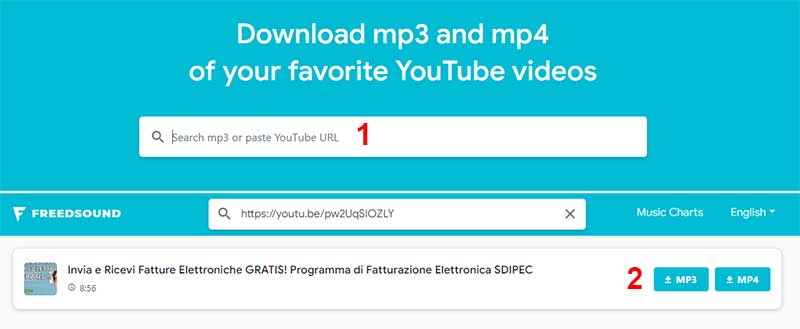 scaricare musica youtube freedsound