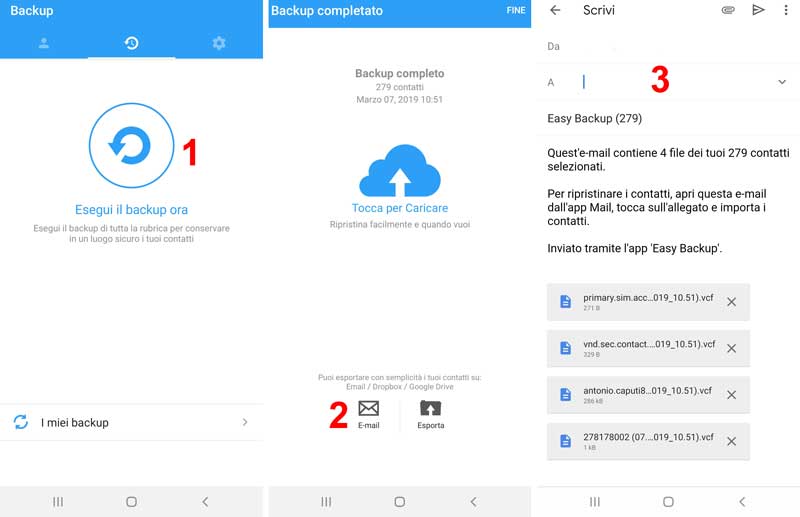 trasferire contatti da android a iphone 2