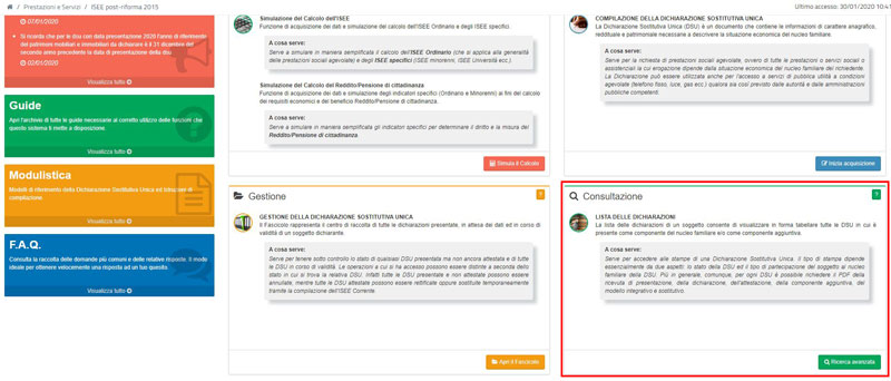 consultazione dsu