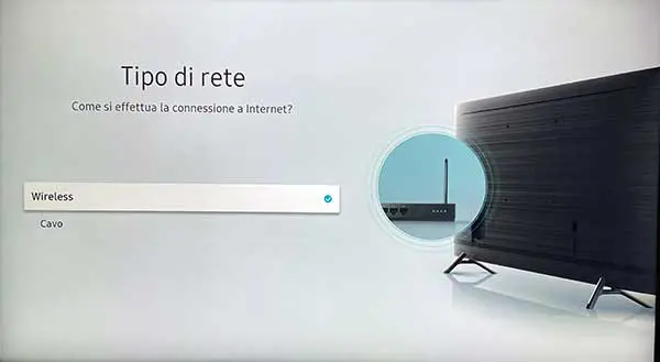 come collegare tv samsung wifi 2