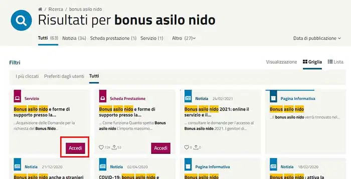 come richiedere bonus nido 2