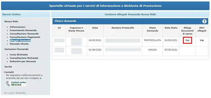 come richiedere bonus nido 9