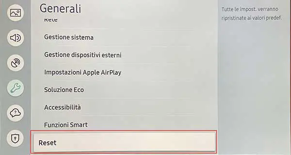 come risintonizzare tv samsung 6