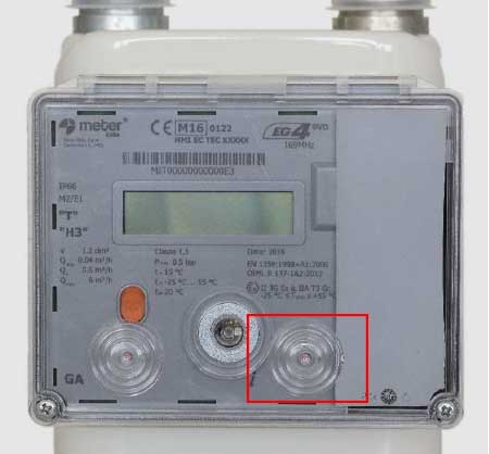 5 leggere contatore gas METER ITALIA EG4 EVO