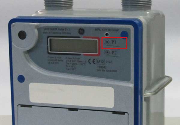 6 leggere contatore gas DRESSER NPL12 110 SMART