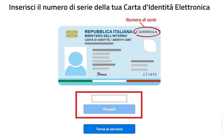 accedere con CIE 3