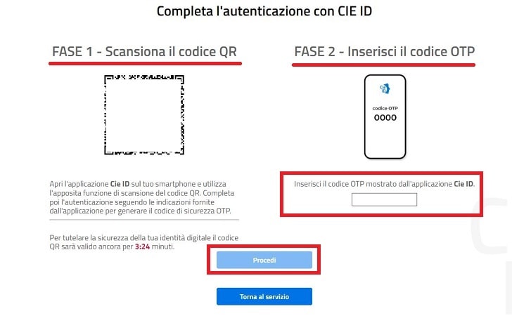 accedere con CIE 4