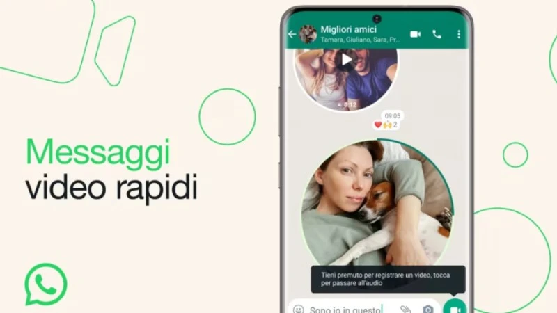 Come fare Videomessaggio con WhatsApp