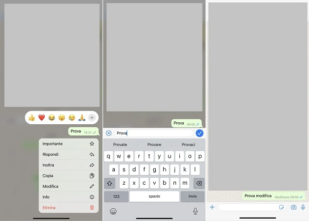 come modificare messaggio whatsapp 2