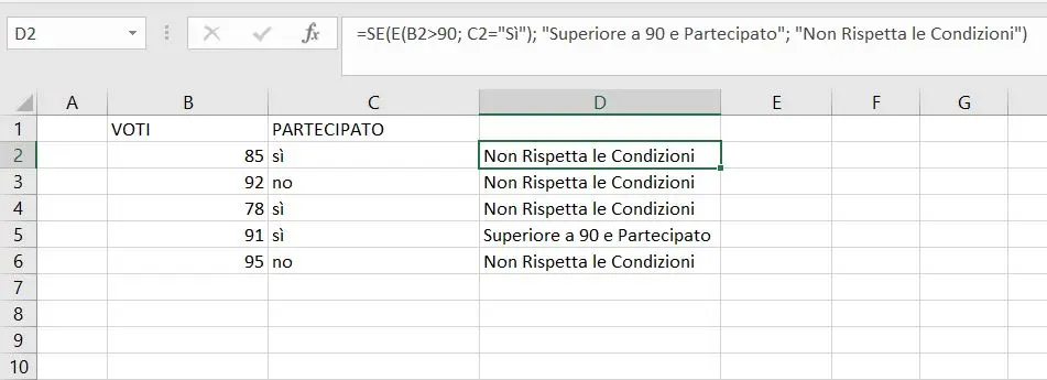 utilizzo formule base excel 1