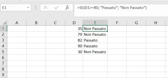 utilizzo formule base excel 5