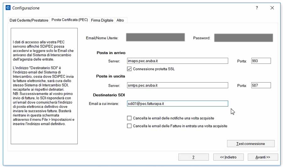 software fattura elettronica sdipec 2