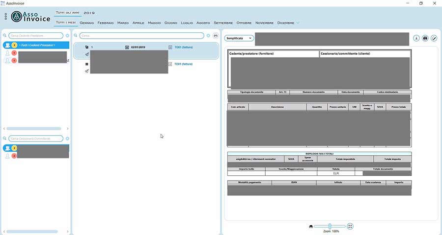 leggere fattura elettronica assosoftware 3