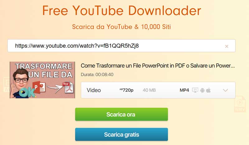 scaricare video youtube freemake